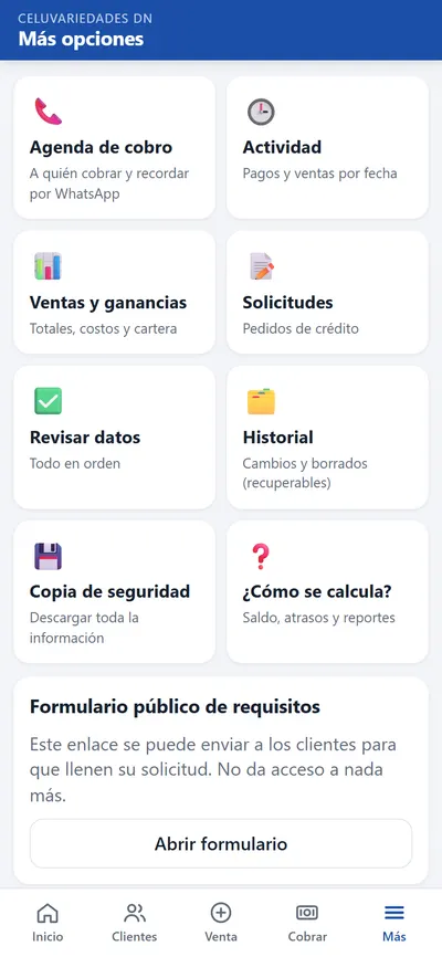 Web de Celuvariedades DN en celular